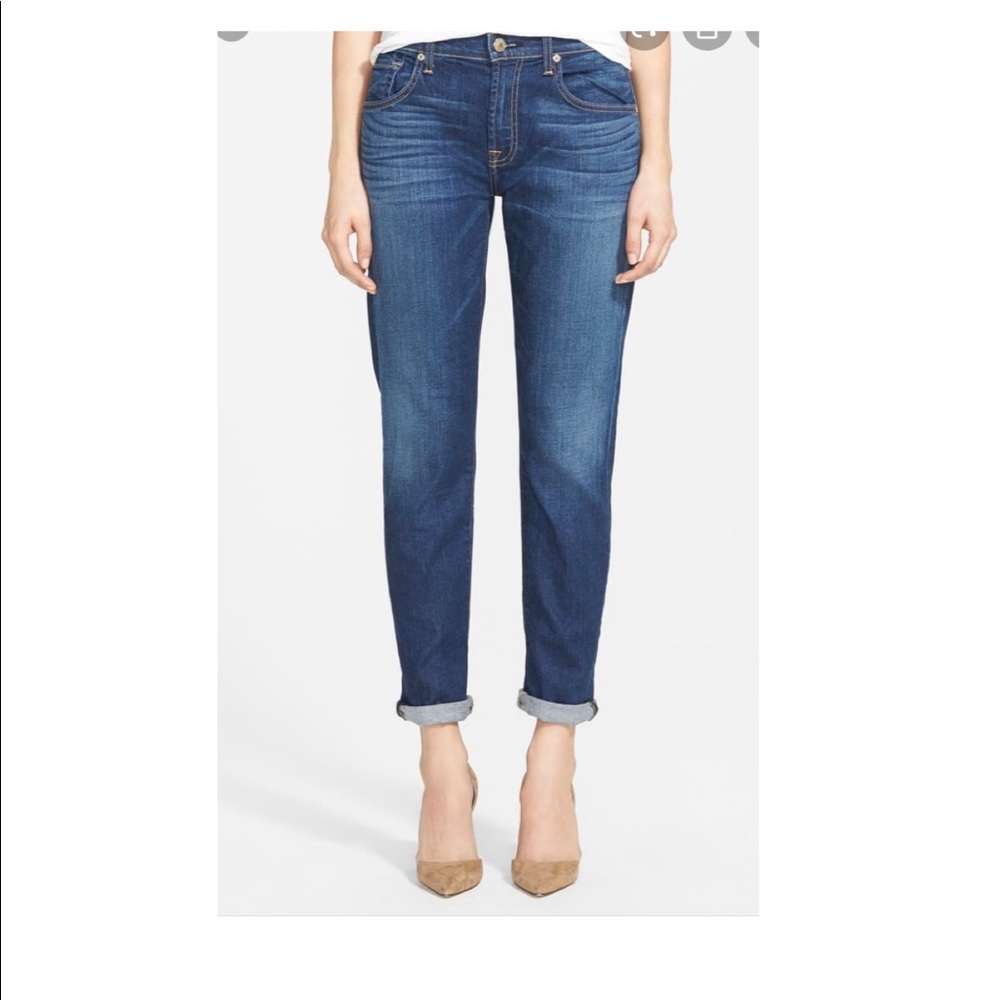 7 for all mankind the relaxed skinny Jeans Sz 28